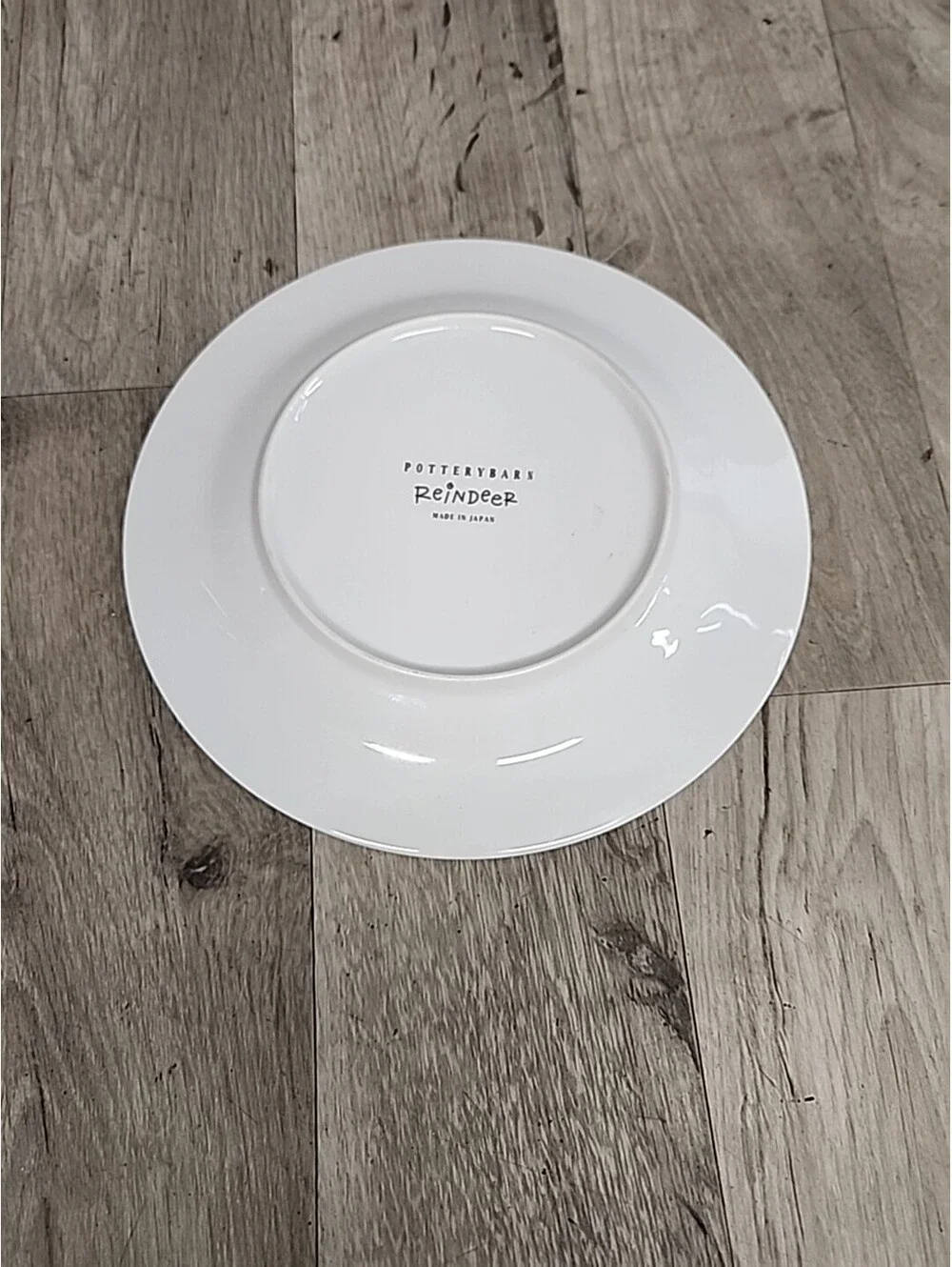 Pottery Barn Reindeer Cupid Dinner Plate 8.5